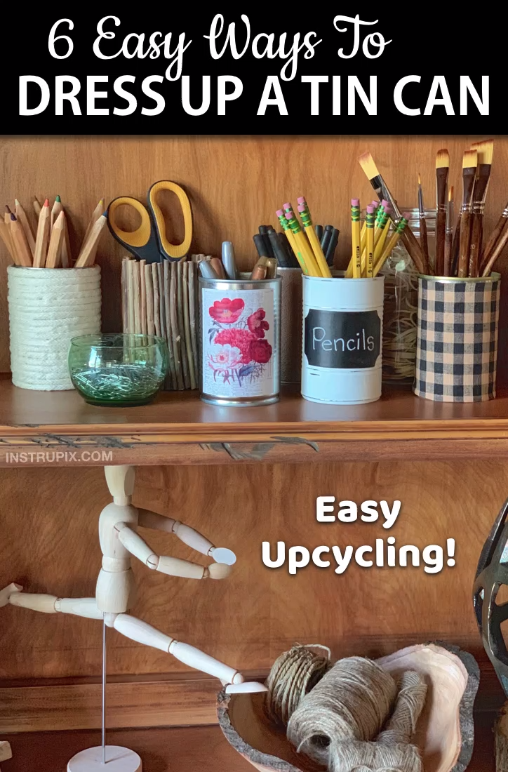 Upcycling Tin Cans (6 Easy Projects To Make) DIY Crafts To Try For The Home That Are Useful! - Upcycling Tin Cans (6 Easy Projects To Make) DIY Crafts To Try For The Home That Are Useful! -   18 diy Easy recycle ideas
