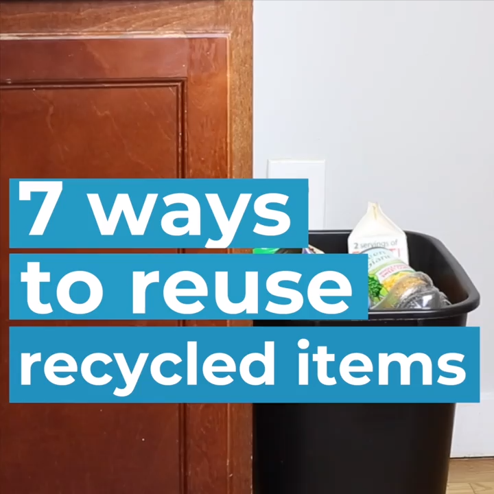7 Ways To DIY With Recycled Items - 7 Ways To DIY With Recycled Items -   18 diy Easy recycle ideas