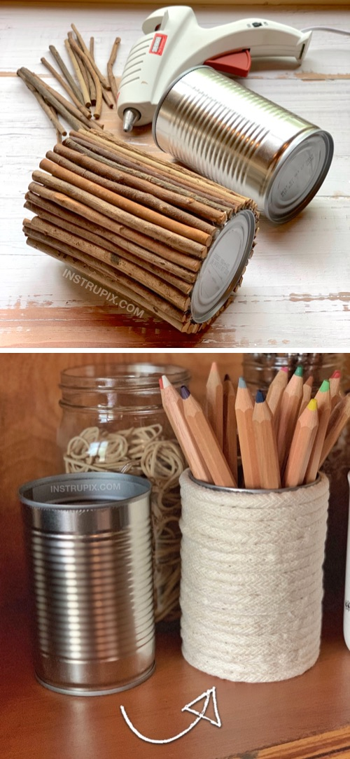6 Creative Ways To Upcycle A Tin Can (Cheap & Easy Recycled Craft Ideas!) - 6 Creative Ways To Upcycle A Tin Can (Cheap & Easy Recycled Craft Ideas!) -   18 diy Easy recycle ideas