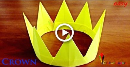 How To Make A Paper Crown | colour papers | Easy Tutorial | DIY - How To Make A Paper Crown | colour papers | Easy Tutorial | DIY -   18 diy Paper crown ideas