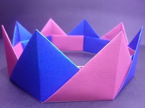 How To Make A Paper Crown I DIY Color Paper Made I Easy Tutorial || 