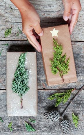 Free & Gorgeous DIY Christmas Gift Wrapping in 5 Minutes - Free & Gorgeous DIY Christmas Gift Wrapping in 5 Minutes -   18 diy regalos ideas