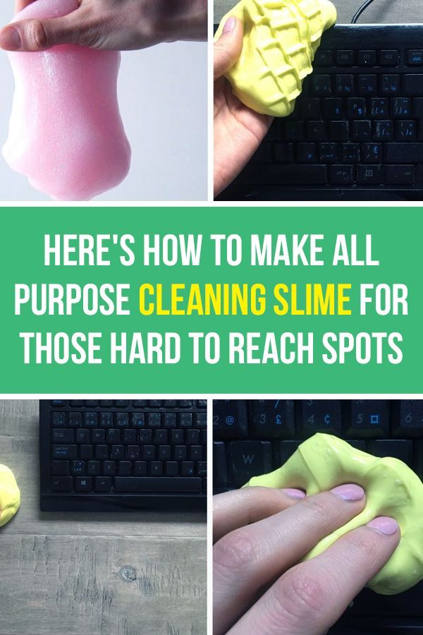All Purpose Cleaning Slime Is Perfect For Reaching Hard To Reach Spots and Dirt - All Purpose Cleaning Slime Is Perfect For Reaching Hard To Reach Spots and Dirt -   18 diy Slime for cleaning ideas