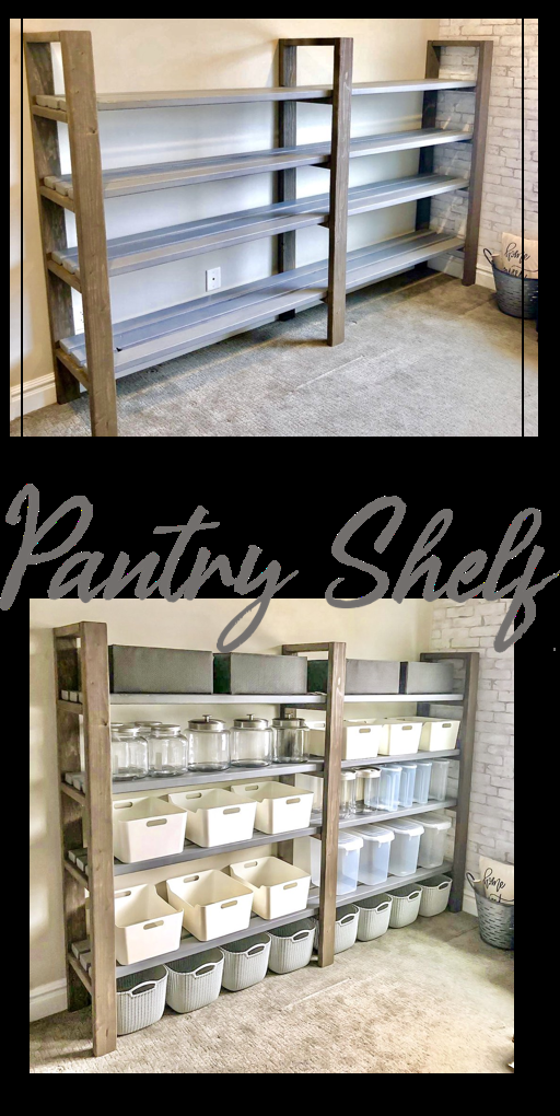 DIY Pantry Shelf - DIY Pantry Shelf -   18 diy Storage room ideas
