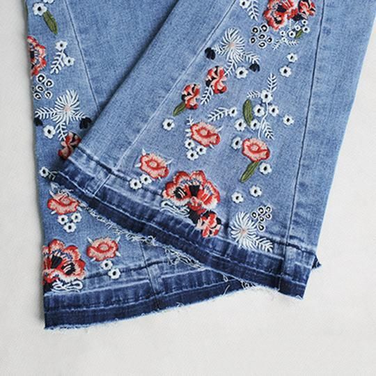 Hip Flare Jeans, Embroidered High Waist Bell Bottom Skinny Jeans, Fun Fancy Hippy Jeans - Hip Flare Jeans, Embroidered High Waist Bell Bottom Skinny Jeans, Fun Fancy Hippy Jeans -   18 style Hippie jeans ideas