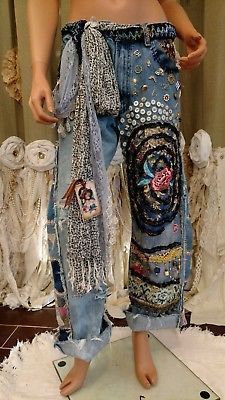 Boho Style Denim Jeans - Boho Style Denim Jeans -   18 style Hippie jeans ideas