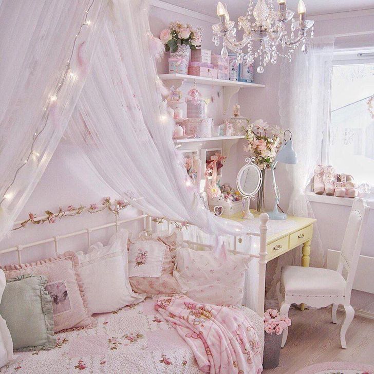 38 Lovely Pastel Room Decor Ideas For Beautiful Bedroom - 38 Lovely Pastel Room Decor Ideas For Beautiful Bedroom -   18 vintage beauty Room ideas