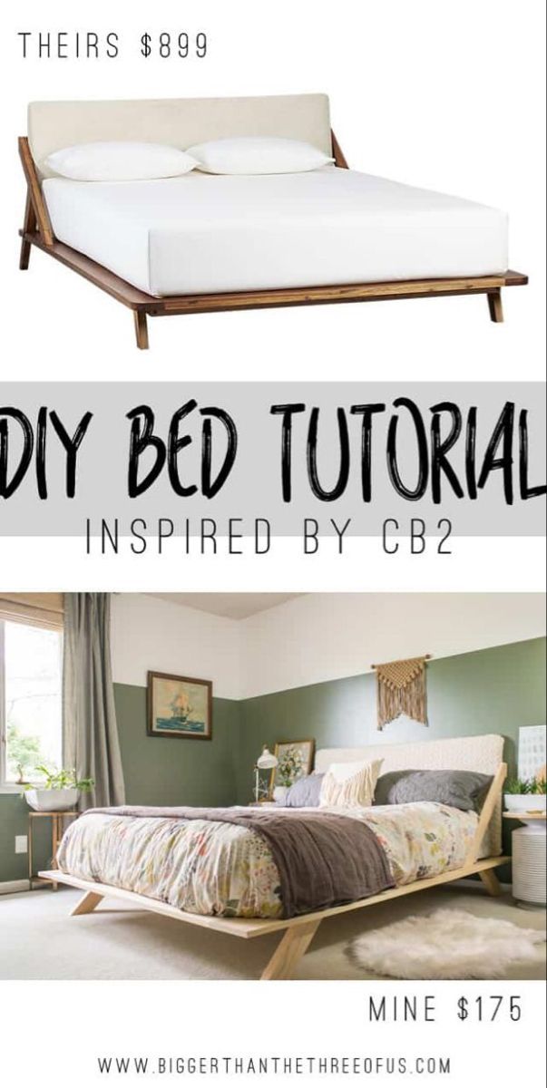 50 DIY Midcentury Modern Furniture Ideas - 50 DIY Midcentury Modern Furniture Ideas -   19 diy Bed Frame mid century ideas