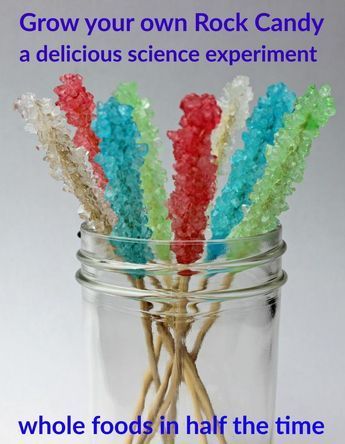 Homemade Rock Candy - A Delicious Science Experiment - Homemade Rock Candy - A Delicious Science Experiment -   19 diy Food for kids ideas