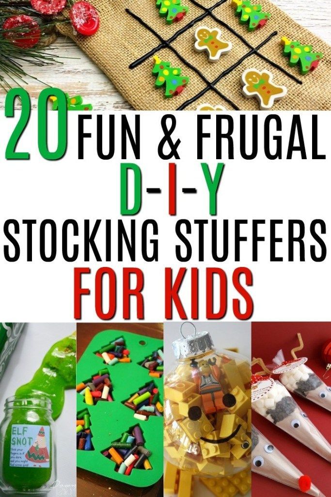 20 Fun & Frugal DIY Stocking Stuffers For Kids - 20 Fun & Frugal DIY Stocking Stuffers For Kids -   19 diy Gifts for kids ideas