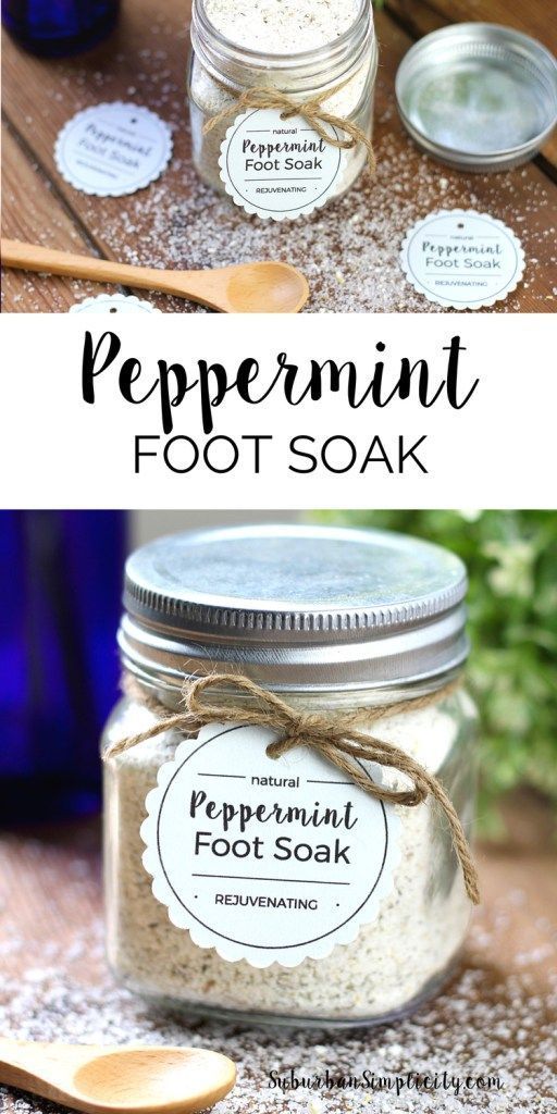 Easy Peppermint Food Soak with Printable Tag - Easy Peppermint Food Soak with Printable Tag -   19 diy gifts ideas