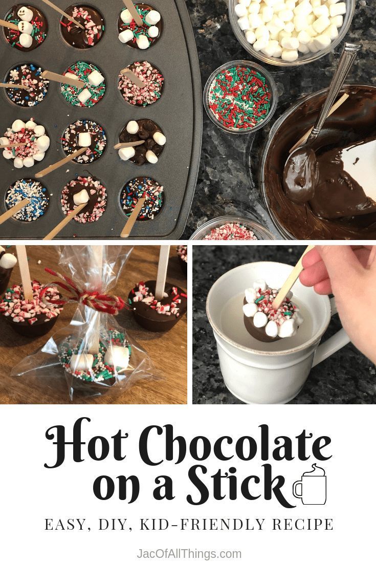 Hot Chocolate on a Stick (Easy Kid-Friendly Recipe) - Hot Chocolate on a Stick (Easy Kid-Friendly Recipe) -   19 diy gifts ideas