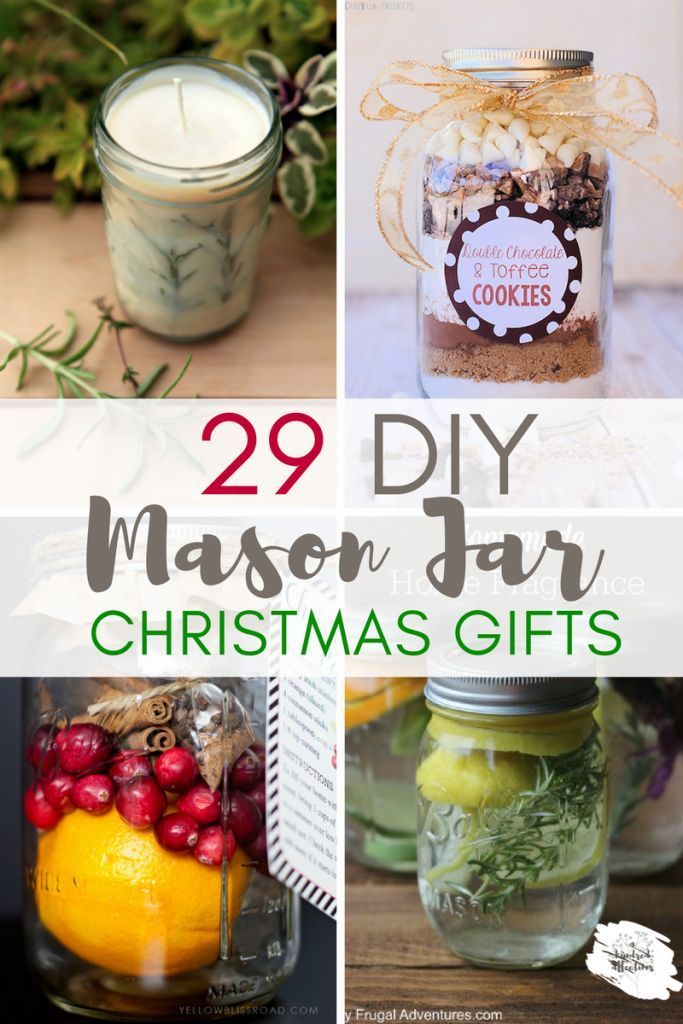 29 DIY Mason Jars Christmas Gifts - 29 DIY Mason Jars Christmas Gifts -   19 diy Gifts in a jar ideas