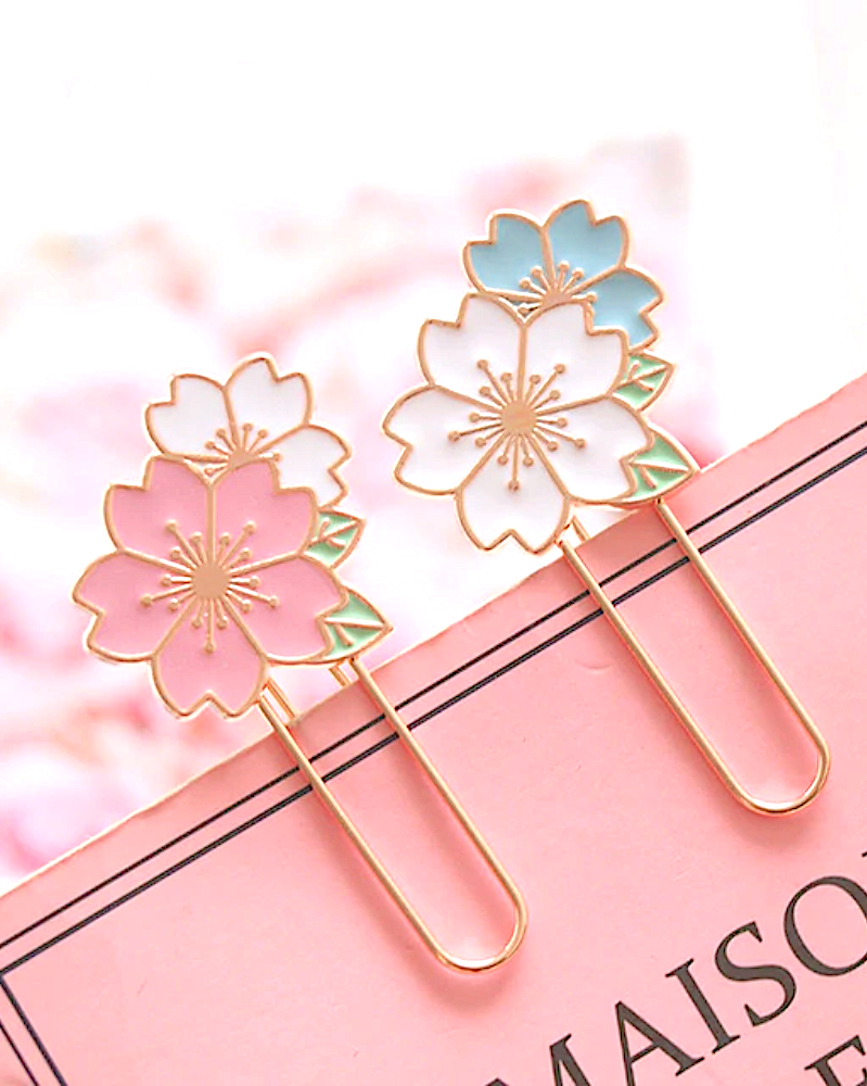 Sakura Cherry Blossom Paper Clip - Sakura Cherry Blossom Paper Clip -   19 diy Paper clips ideas