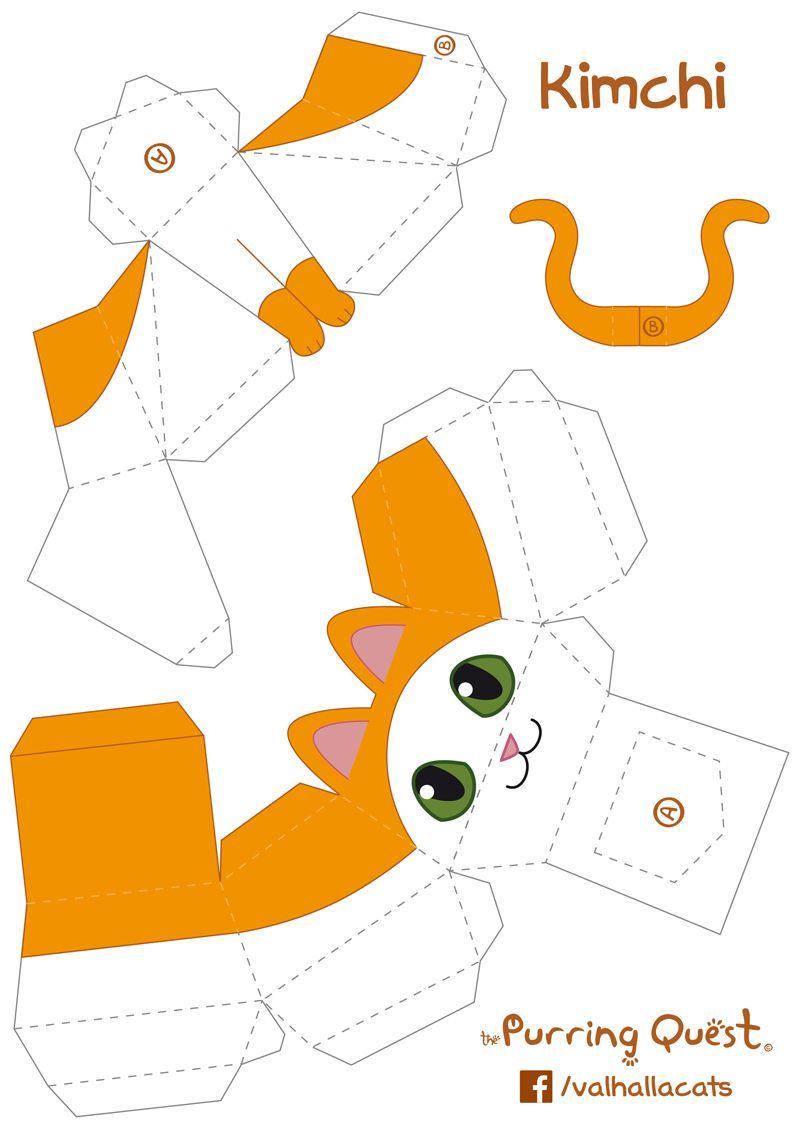 The Purring Quest Papertoy - The Purring Quest Papertoy -   19 diy Paper toy ideas