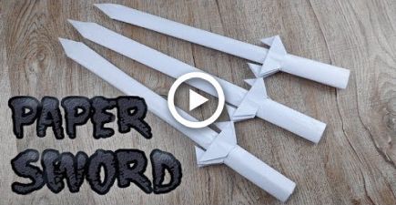 DIY Paper Toy Sword | How to Make A4 Paper Knife Weapons Tutorials | Origami Craft Kids - DIY Paper Toy Sword | How to Make A4 Paper Knife Weapons Tutorials | Origami Craft Kids -   19 diy Paper toy ideas