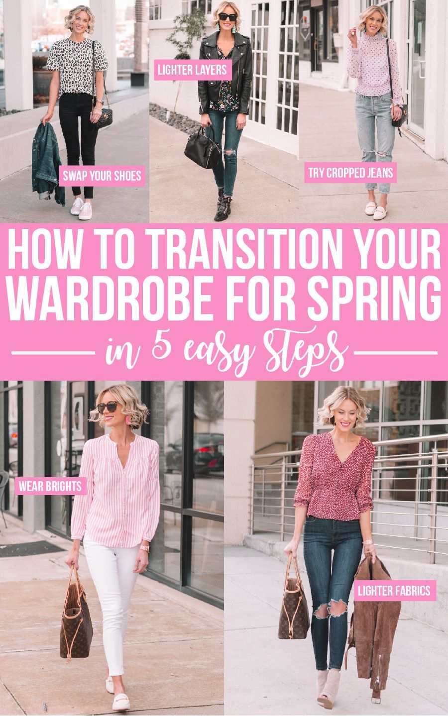 How to Transition Your Wardrobe from Winter to Spring - Lighter Fabrics - Straight A Style - How to Transition Your Wardrobe from Winter to Spring - Lighter Fabrics - Straight A Style -   21 style Jeans spring ideas