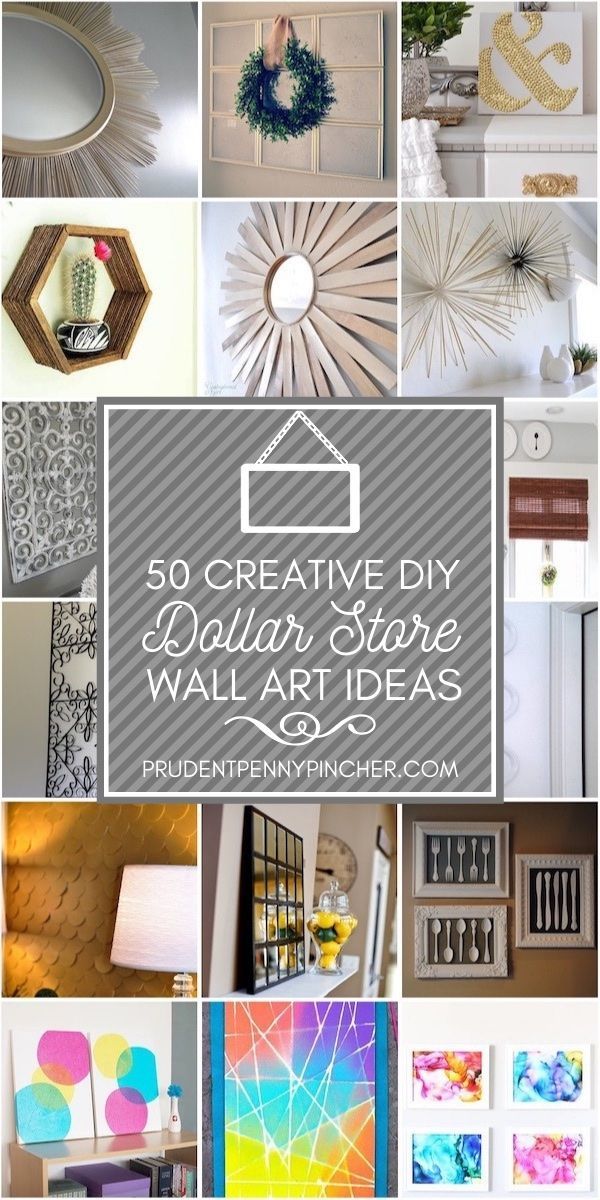 50 Creative Dollar Store DIY Wall Art Ideas - 50 Creative Dollar Store DIY Wall Art Ideas -   22 diy Home Decor wall ideas