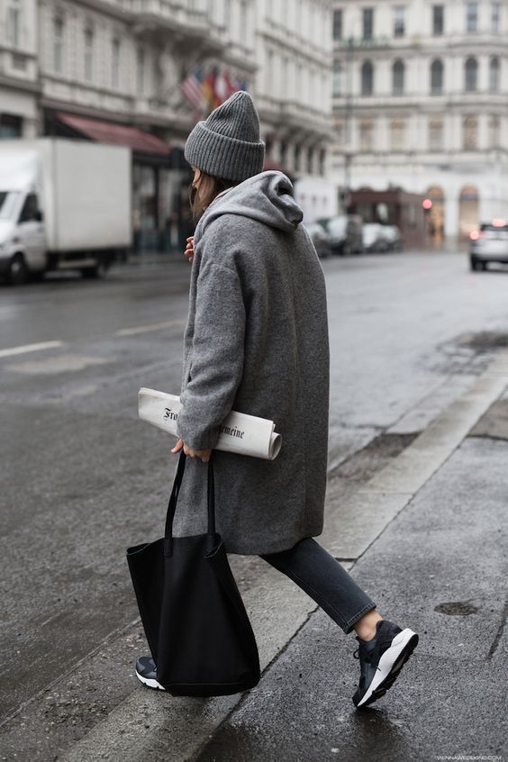 HOW TO WEAR ALL GREY - HOW TO WEAR ALL GREY -   22 style Inspiration sneakers ideas