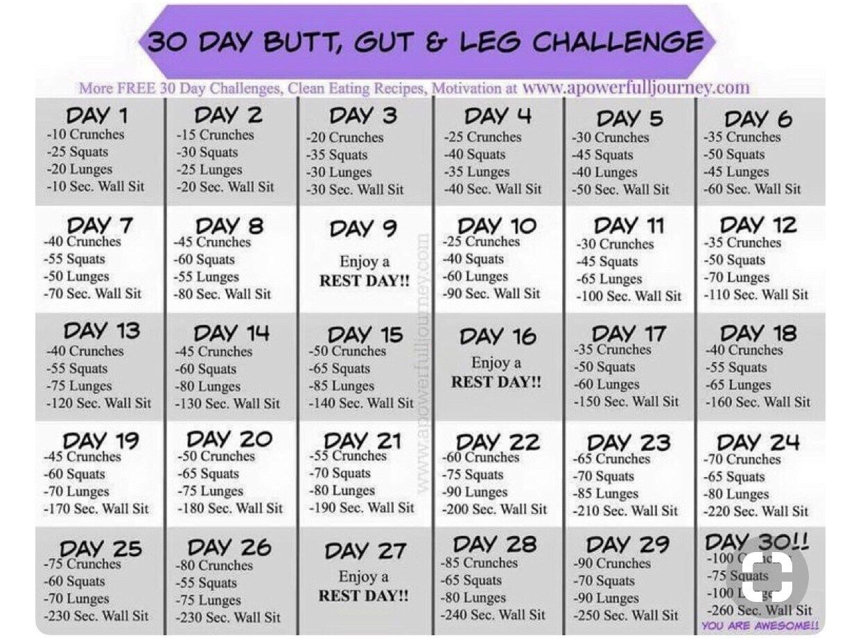 9 march fitness Challenge ideas
