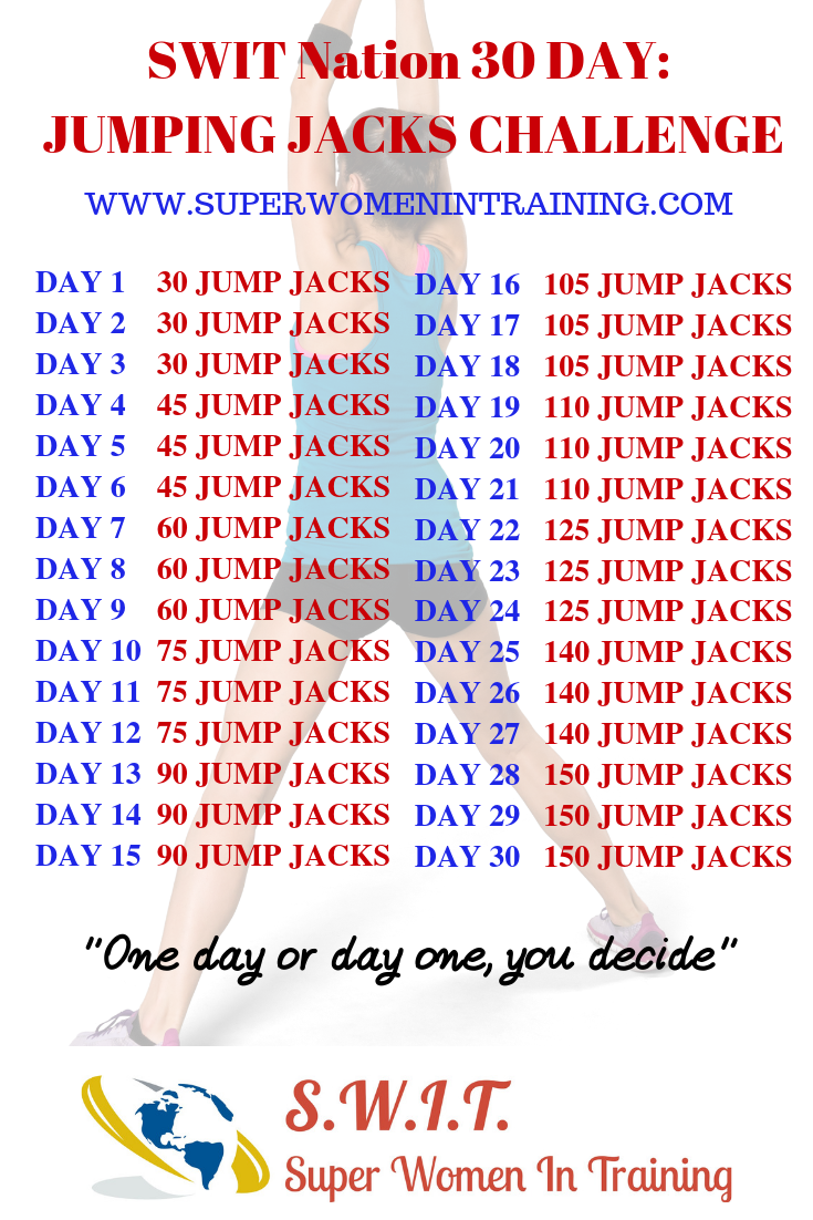 SWIT Nation 30 Day Fitness Challenge / JUMPING JACKS - SWIT Nation 30 Day Fitness Challenge / JUMPING JACKS -   9 march fitness Challenge ideas