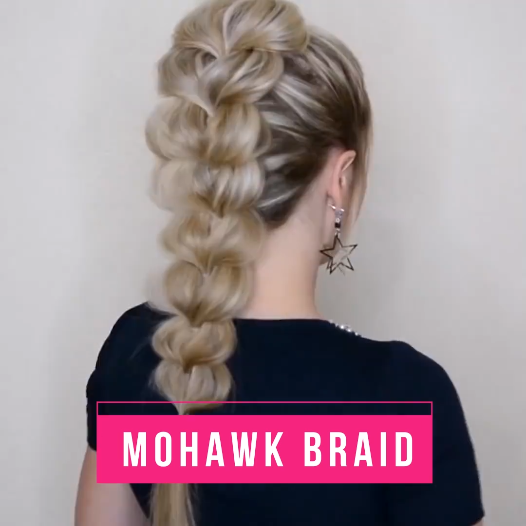 This braid is edgy but also classy! Try it!? - This braid is edgy but also classy! Try it!? -   9 style Edgy hair ideas