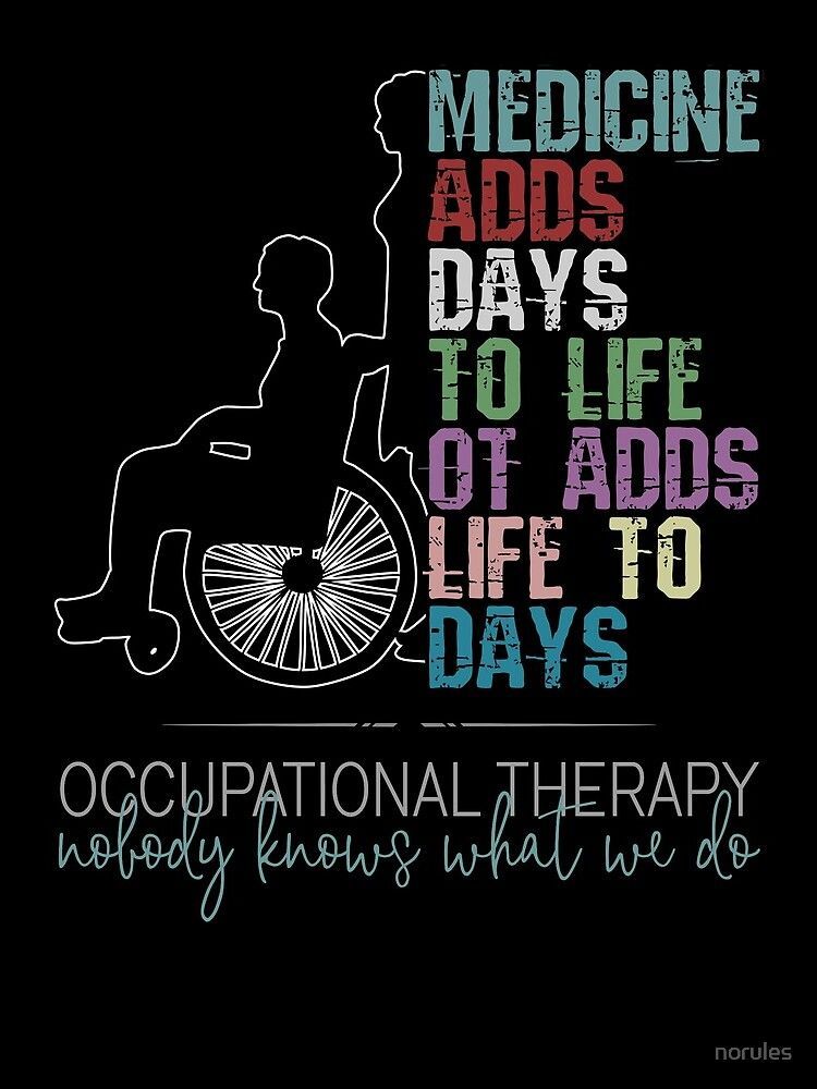 'OT Occupational Therapy Quote Nobody Knows What We Do' Drawstring Bag by norules - 'OT Occupational Therapy Quote Nobody Knows What We Do' Drawstring Bag by norules -   10 beauty Therapy college ideas