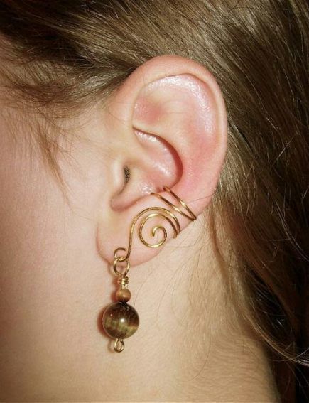 Best Jewerly Wire Wrapping Ear Cuffs Ideas - Best Jewerly Wire Wrapping Ear Cuffs Ideas -   10 diy Jewelry ear cuff ideas