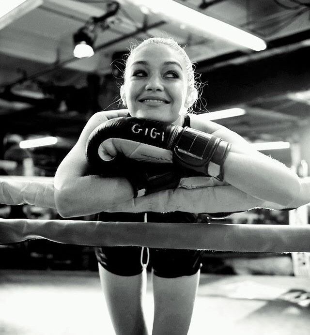 Gigi Hadid - Gigi Hadid -   10 fitness Photoshoot boxing ideas