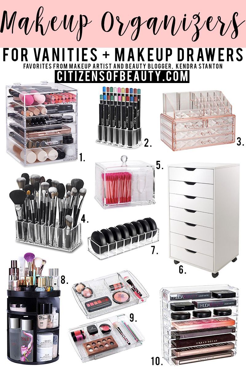 11 beauty Makeup organization ideas