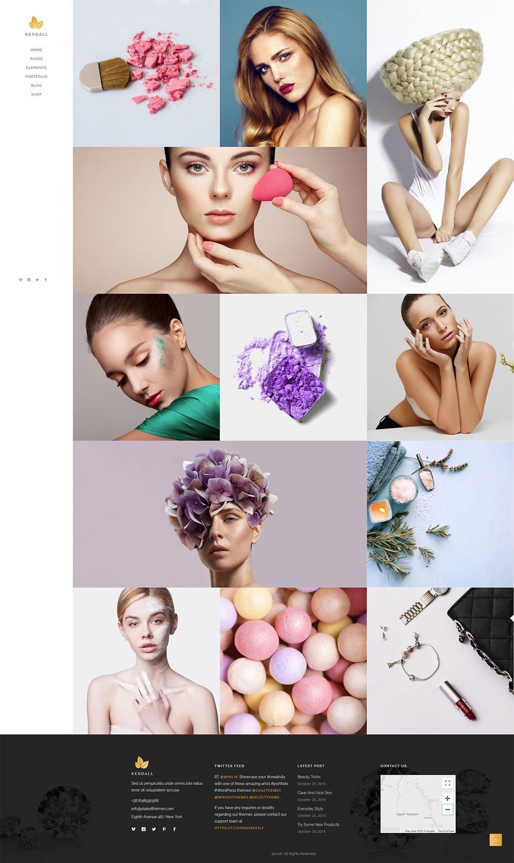 Kendall - Spa, Hair & Beauty Salon Theme - Kendall - Spa, Hair & Beauty Salon Theme -   11 beauty Salon front ideas