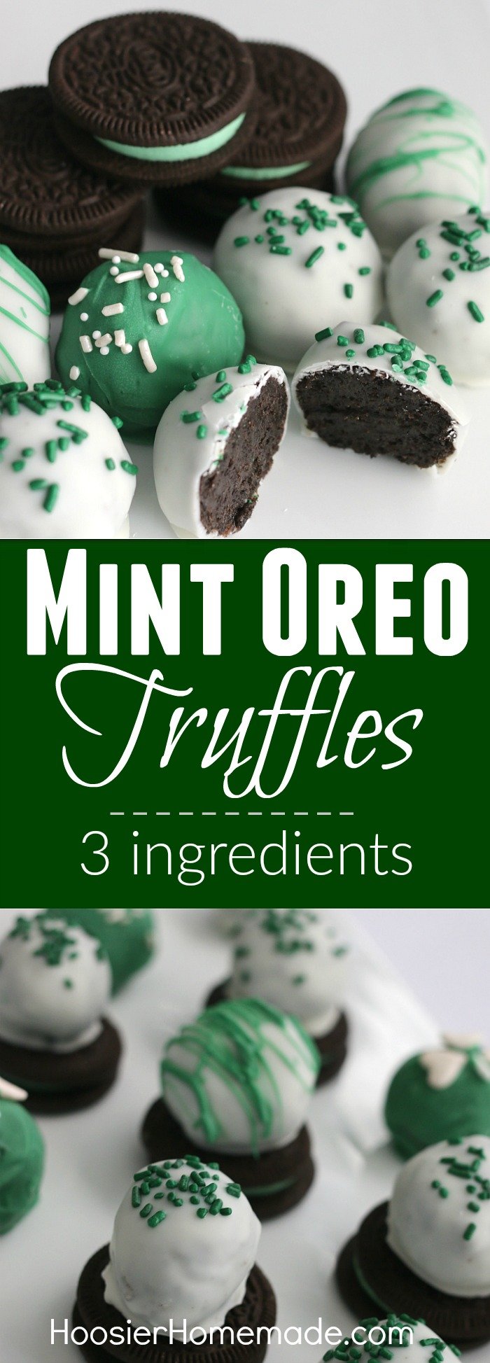 Mint Oreo Truffles: St. Patrick's Day Treats - Hoosier Homemade - Mint Oreo Truffles: St. Patrick's Day Treats - Hoosier Homemade -   11 diy Food oreo ideas