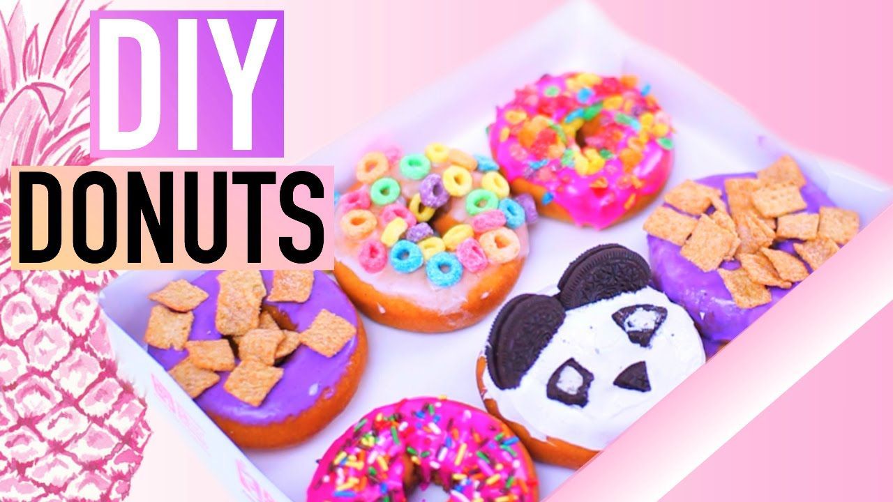 DIY California Donuts! Tumblr Inspired! - DIY California Donuts! Tumblr Inspired! -   11 diy Tumblr sweets ideas