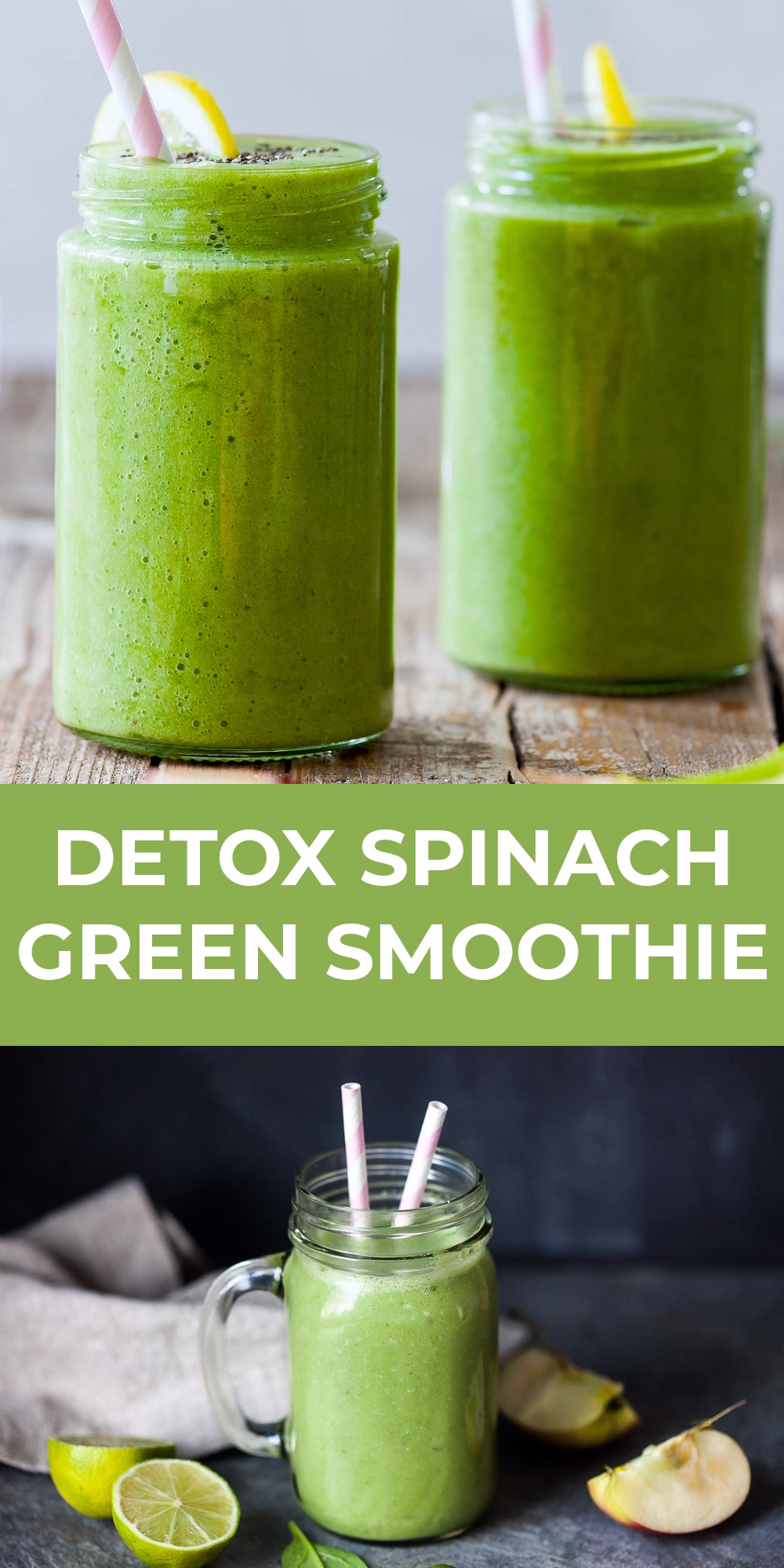 Delicious Green Spinach Smoothie - Delicious Green Spinach Smoothie -   11 fitness Rezepte smoothie ideas