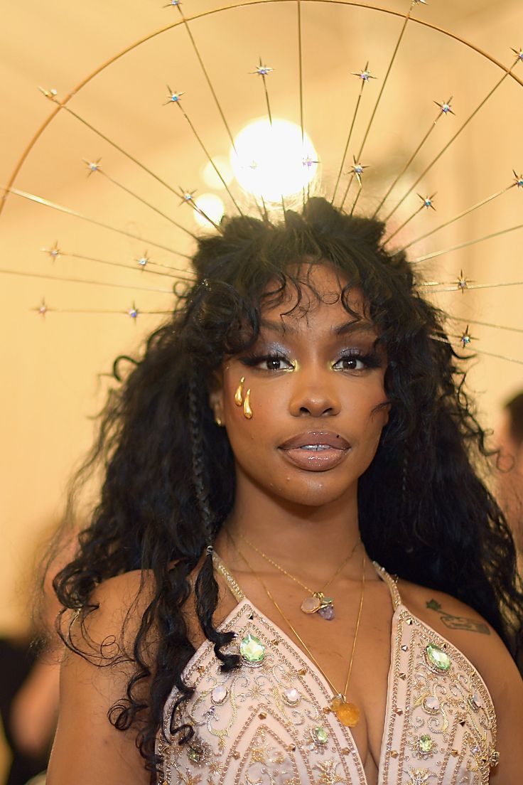 SZA Showed Up to the Met Gala in a Freakin' Halo - SZA Showed Up to the Met Gala in a Freakin' Halo -   12 beauty Black pictures ideas
