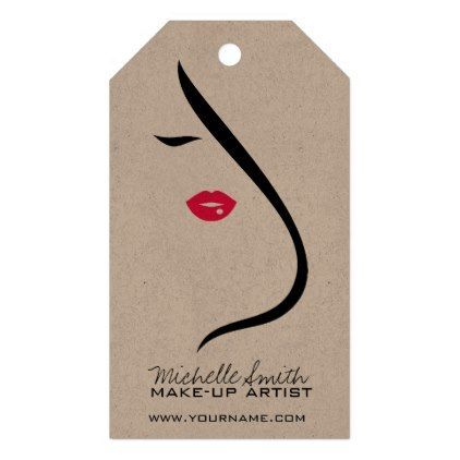Makeup Icon Woman face in black white pink lips Gift Tags | Zazzle.com - Makeup Icon Woman face in black white pink lips Gift Tags | Zazzle.com -   12 beauty Face icon ideas
