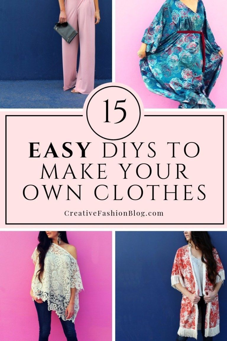 How To Make Your Own Clothes. 15 FREE Tutorials To Get You Started - Creative Fashion Blog - How To Make Your Own Clothes. 15 FREE Tutorials To Get You Started - Creative Fashion Blog -   12 diy Clothes winter ideas