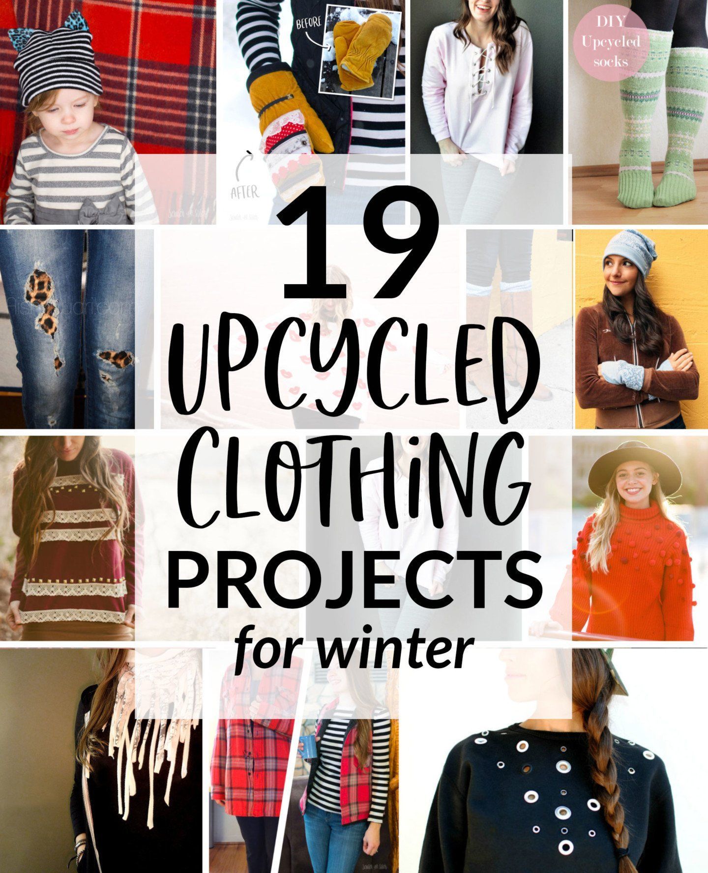 Upcycled Clothing: 19 Winter Refashion Projects to Warm Up this Winter - Upcycled Clothing: 19 Winter Refashion Projects to Warm Up this Winter -   12 diy Clothes winter ideas