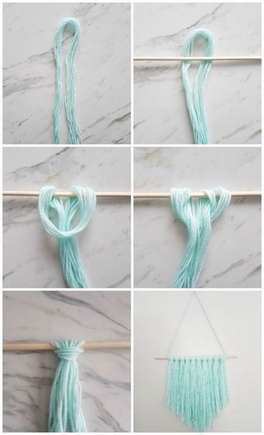 How to Make an Easy DIY Wall Hanging with Yarn - A Quick & Easy DIY - How to Make an Easy DIY Wall Hanging with Yarn - A Quick & Easy DIY -   12 diy Easy ideas