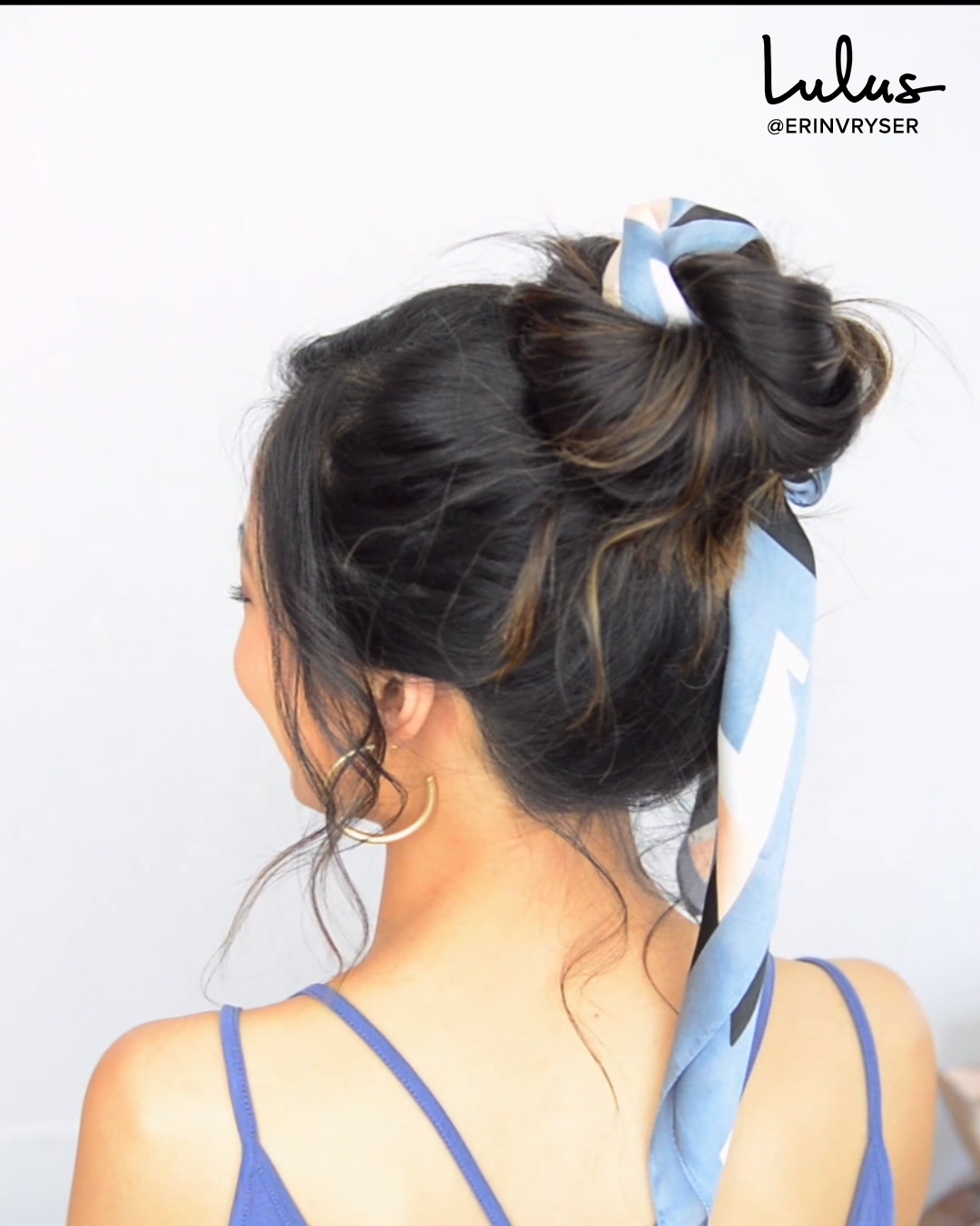 Need a Playful, Effortless Hairstyle? Try a Messy Bun with a Hair Scarf (It's Super Easy!) - Need a Playful, Effortless Hairstyle? Try a Messy Bun with a Hair Scarf (It's Super Easy!) -   12 style Hair messy ideas