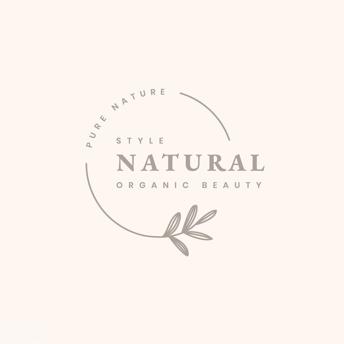 Download free illustration of Organic beauty product logo design vector - Download free illustration of Organic beauty product logo design vector -   13 beauty Logo design ideas