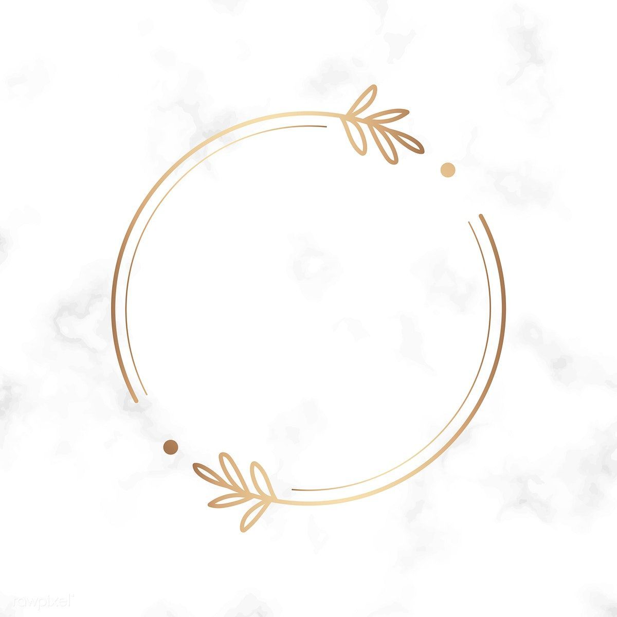 Download premium vector of Round floral design logo on a marble textured - Download premium vector of Round floral design logo on a marble textured -   13 beauty Logo design ideas