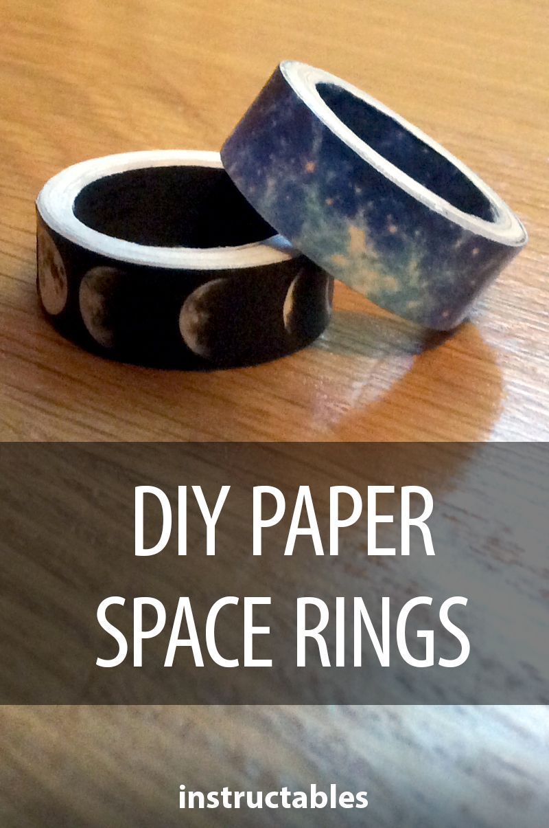 DIY Space Rings - DIY Space Rings -   13 diy Paper jewelry ideas