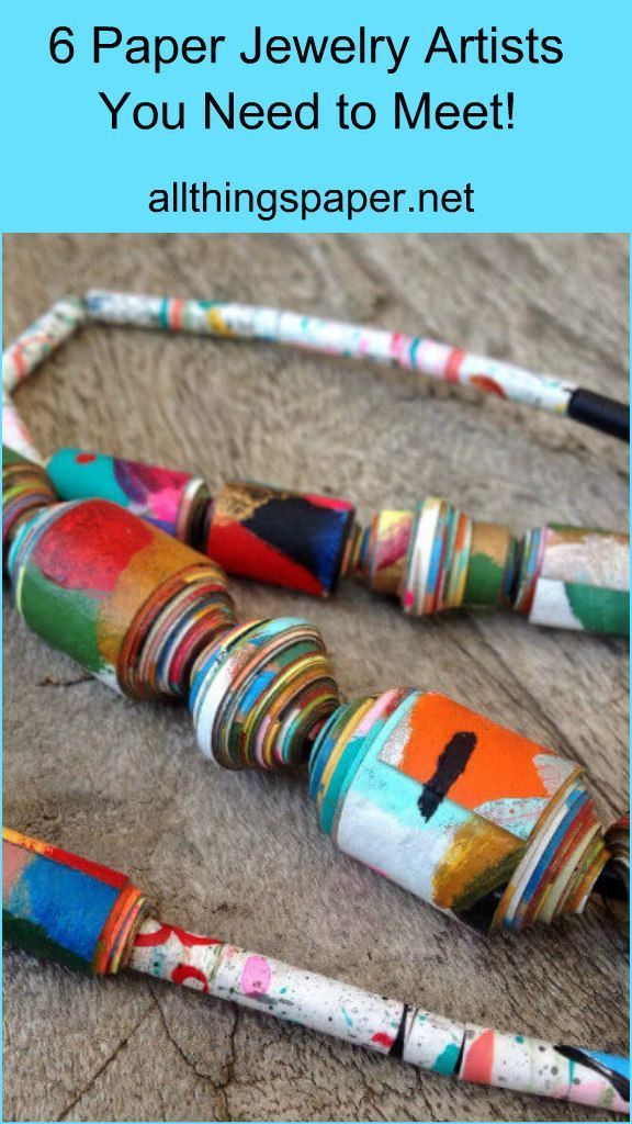 6 paper jewelery artists that you need to get to know! - 6 paper jewelery artists that you need to get to know! -   13 diy Paper jewelry ideas
