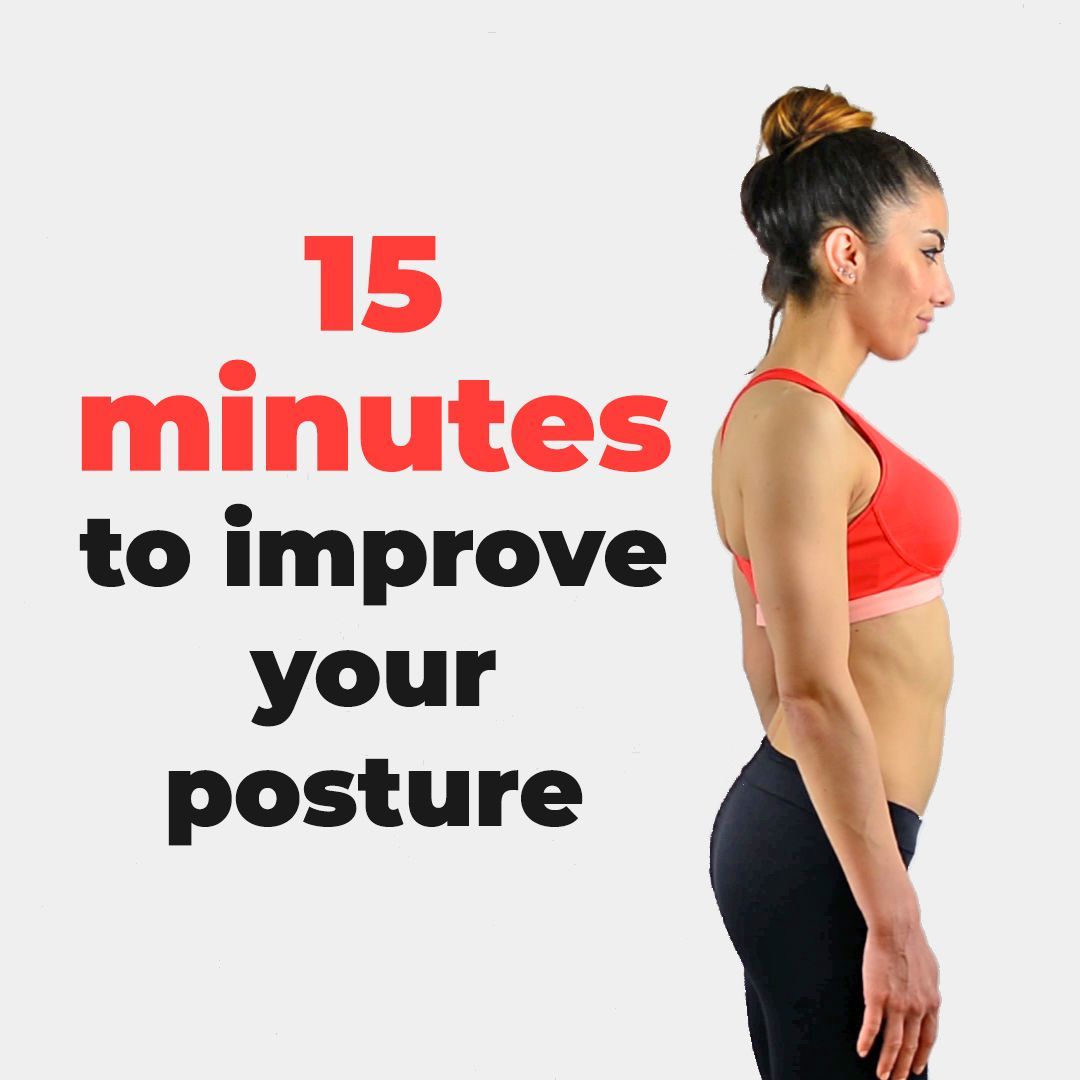 Improve Your Posture in 15 Minutes - Improve Your Posture in 15 Minutes -   13 fitness Instagram inspiration ideas