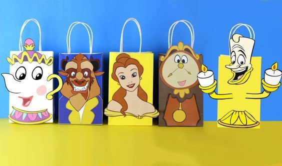 Beauty and the Beast Favor Bag - Beauty and the Beast Favor Bag -   14 beauty And The Beast diy ideas