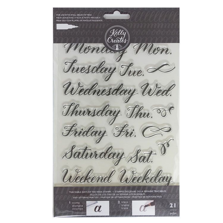 Kelly Creates Days of the Week Traceable Stamps - Kelly Creates Days of the Week Traceable Stamps -   14 beauty Day of the week ideas