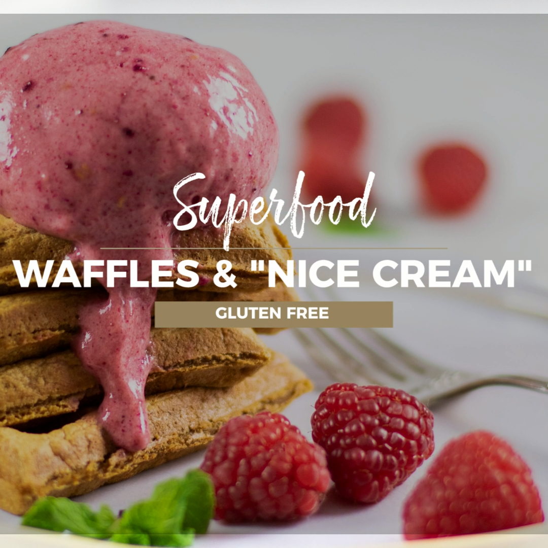 Superfood Waffles & Nice Cream - Superfood Waffles & Nice Cream -   14 beauty Day of the week ideas