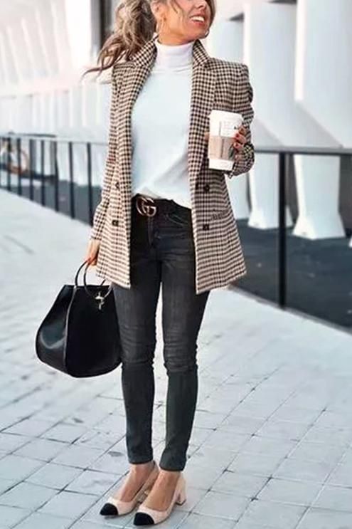 Chic Khaki Suit Blazer - Chic Khaki Suit Blazer -   14 classy style Casual ideas