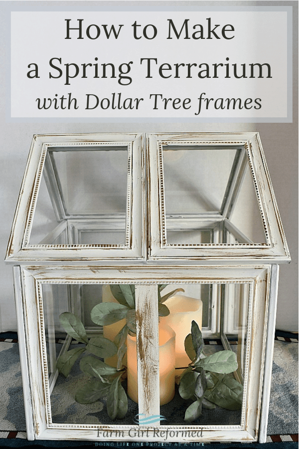 How to Make a Spring Terrarium with Dollar Tree Frames - Farm Girl Reformed - How to Make a Spring Terrarium with Dollar Tree Frames - Farm Girl Reformed -   14 diy Dollar Tree lantern ideas